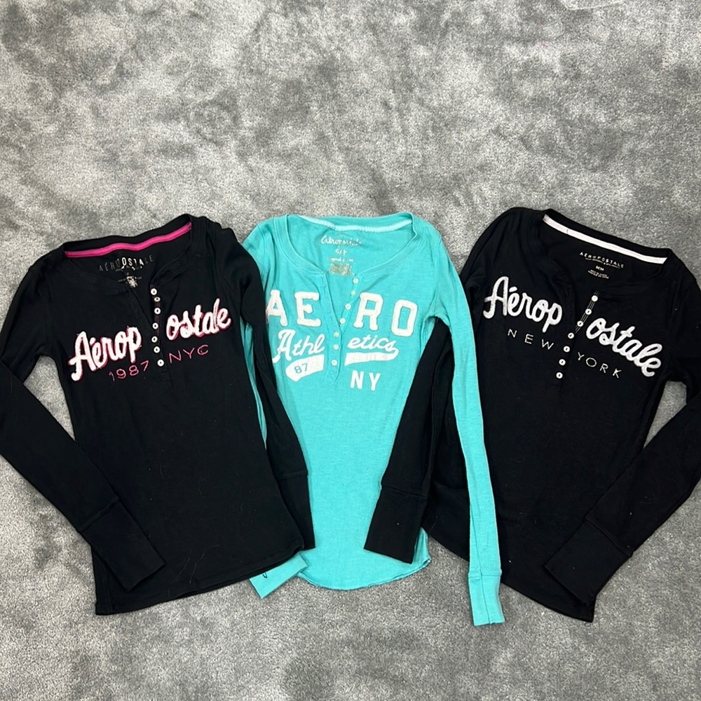 Aeropostale long sleeve shirts